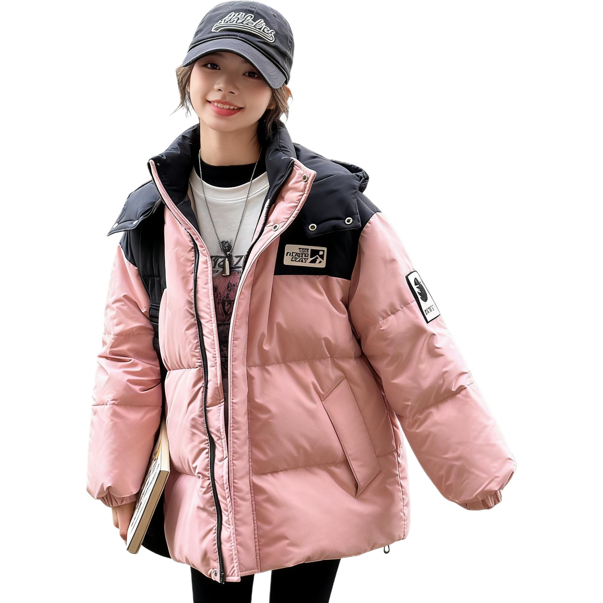 

Пуховая куртка для детей, осень-зима Disney, розовый