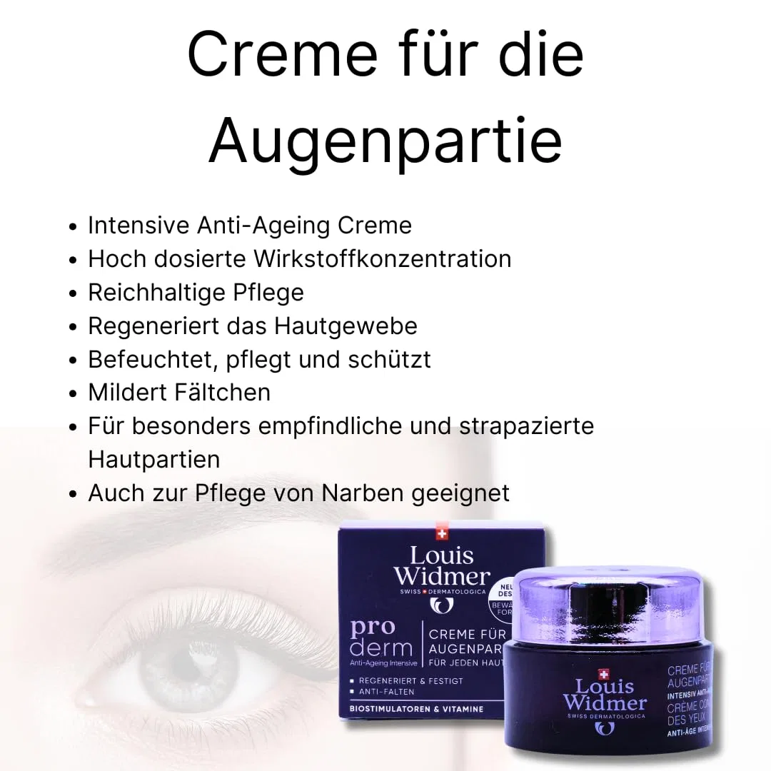 Крем для кожи вокруг глаз Louis Widmer Proderm, без запаха, 3 x 30 мл Pharma Perle — фото 2