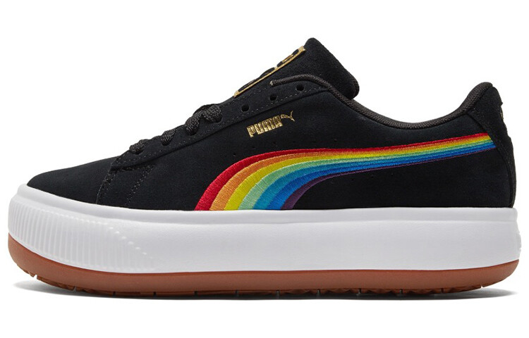 Кроссовки Puma Women's Suede Mayu 'Rainbow - Black'