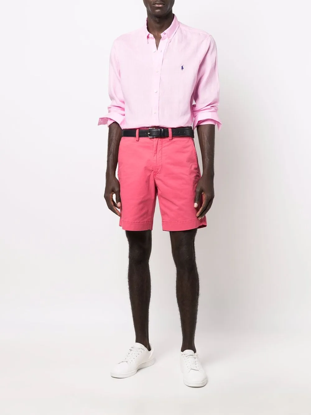 Шорты чинос с карманами POLO RALPH LAUREN, красный — фото 2