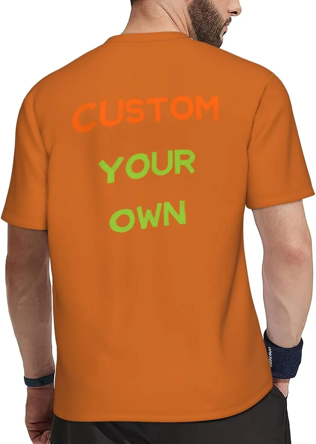 Футболка Custom с принтом на 4 сторонах для мужчин — фото 3
