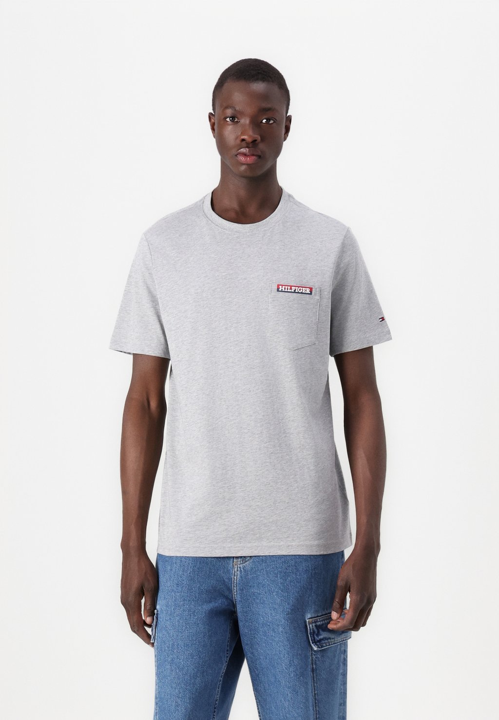 

Базовая футболка AMERICANA MONOTYPE POCKET TEE Tommy Hilfiger, серый