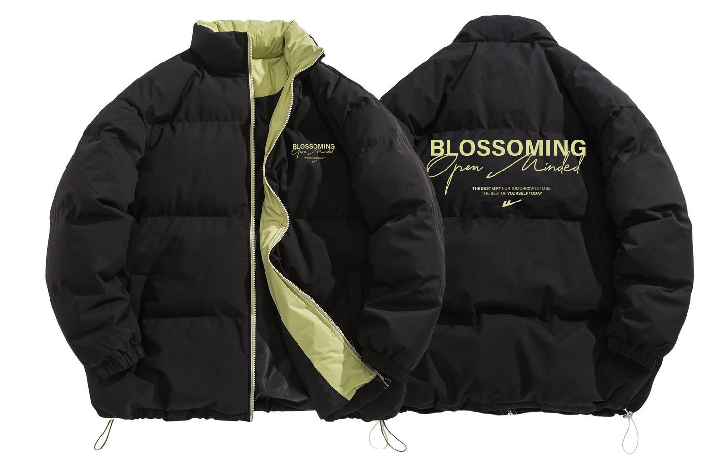 

Пуховик серии Candy Cube Unisex WARRIOR, черный/зеленый