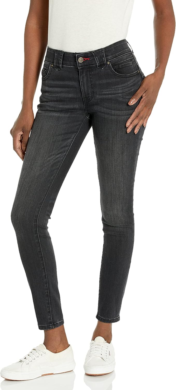 

Женские однотонные укороченные джинсы Tommy Hilfiger Skinny Fit, Cora Wash