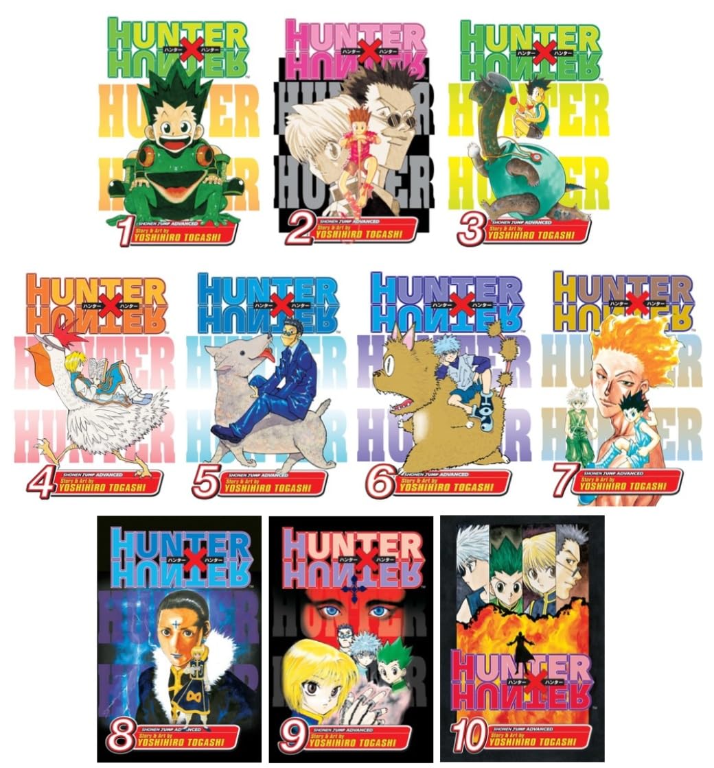 

Hunter x Hunter Manga Series 10-Book Collection Set I (Vol. 1-10) - The Beginning of Gon's Epic Hunter Journey (generic)