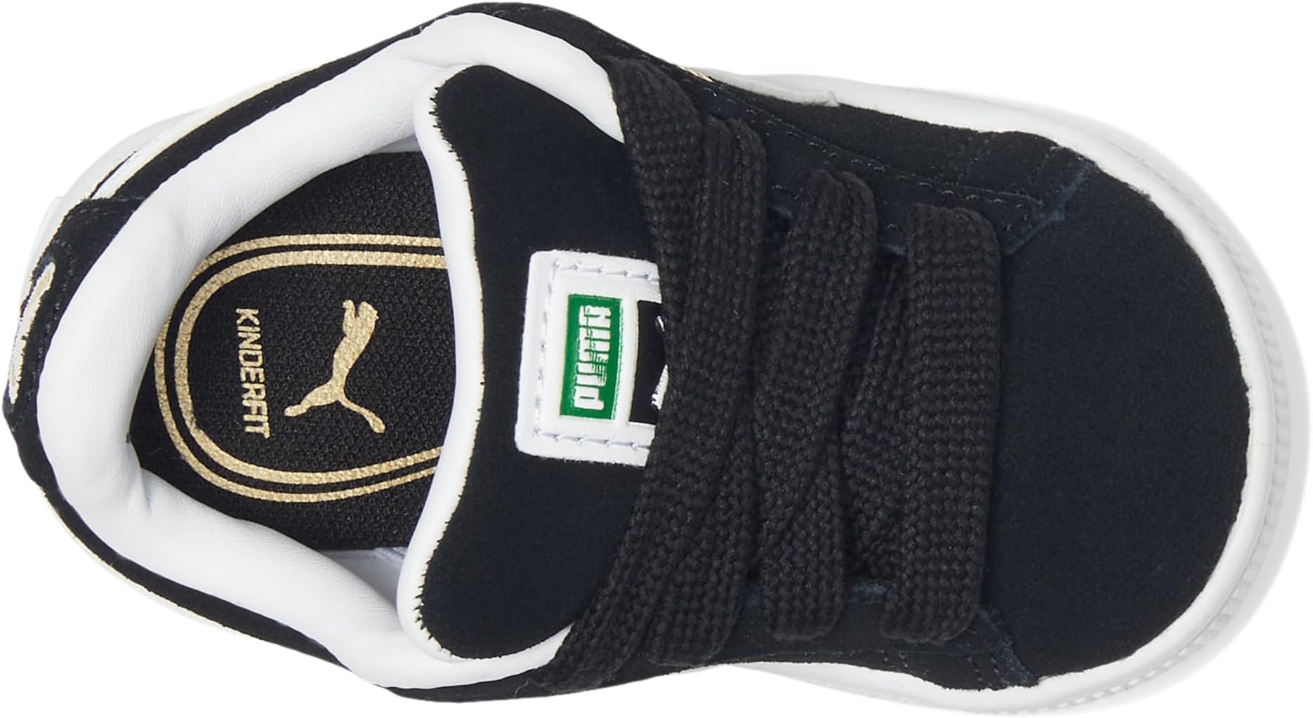 Кроссовки PUMA Kids Suede Xl Alternative Closure Shoes, черный/белый — фото 2