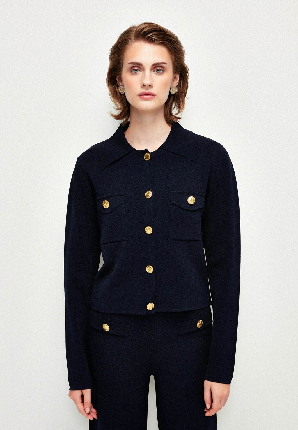 

Кардиган BUTTON adL, цвет navy blue