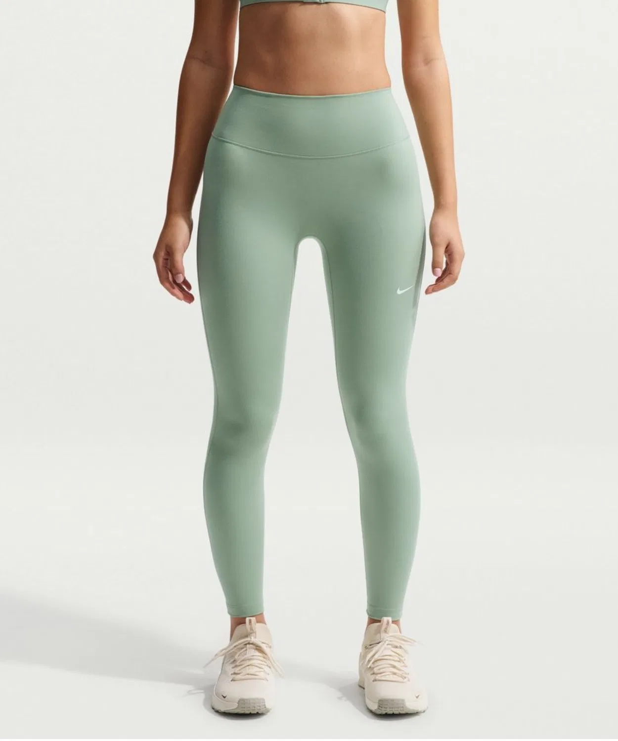 Леггинсы Nike Dri-FIT One HR с высокой талией, зелёные