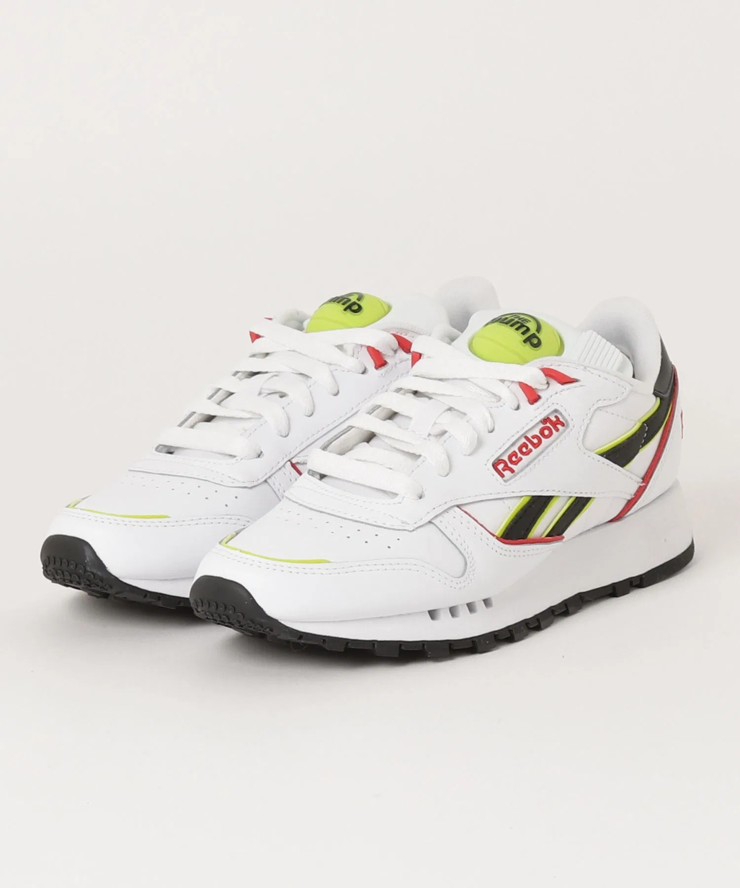 Унисекс кожаные кроссовки Reebok Classic Leather Pump белые