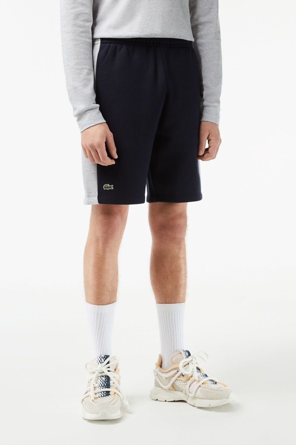 

Черные шорты с рисунком для мальчиков Core Lacoste, черный