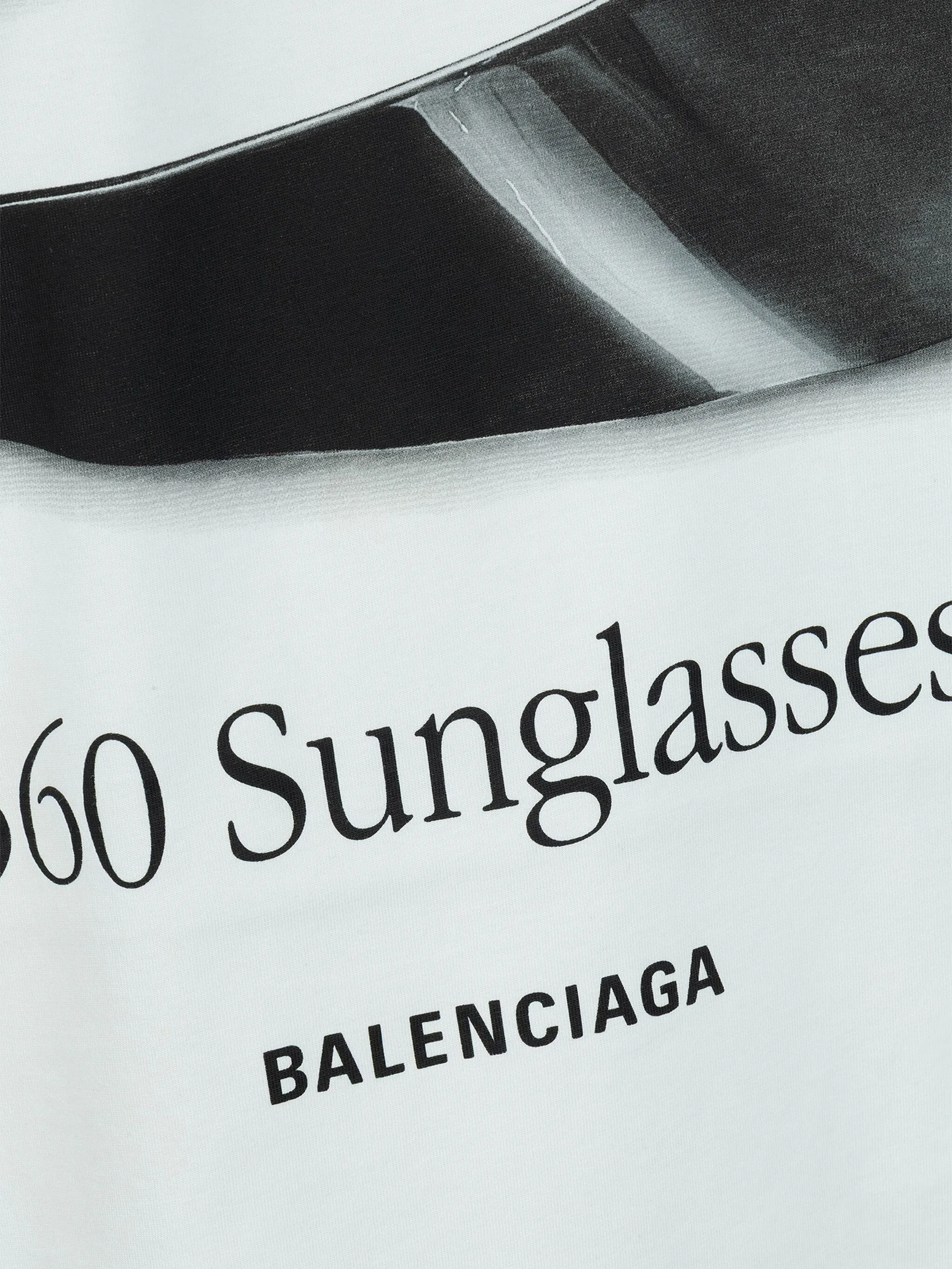 Футболка с графичным принтом Balenciaga, белый — фото 3