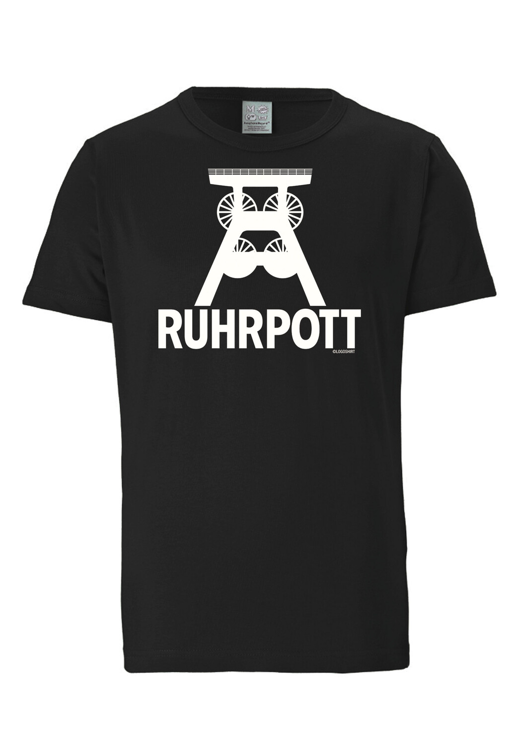 

Футболка Logoshirt Ruhrpott Logo, черный