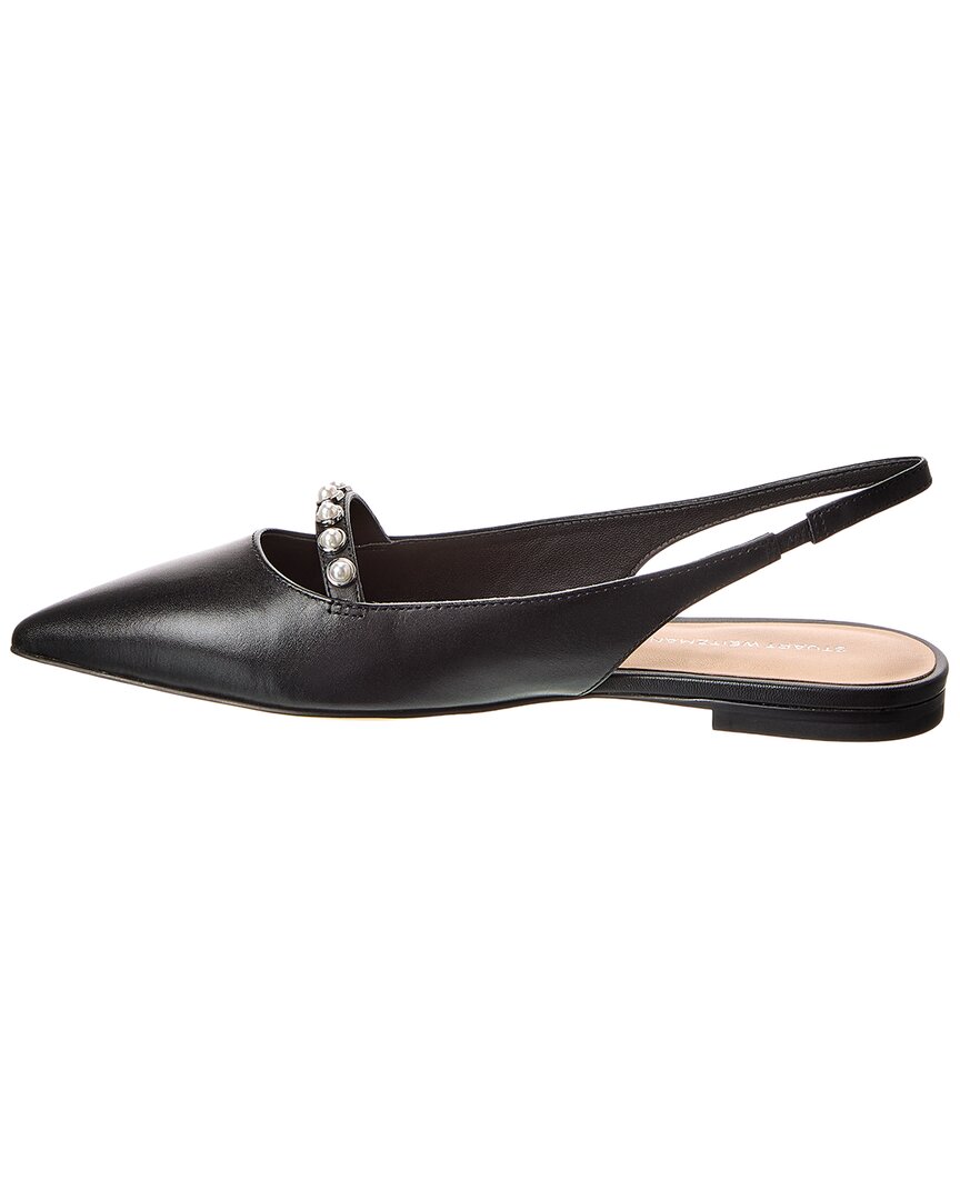 Стюарт Вейцман Пирл Кожаные Туфли-лодочки Stuart Weitzman, черный — фото 2