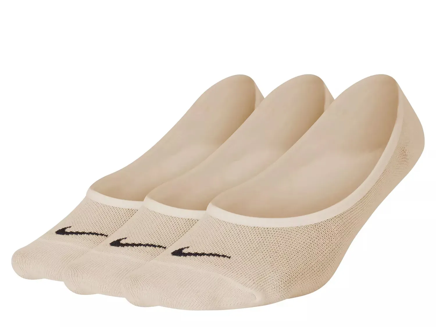 

Женские хлопковые носки No Show - набор из 3 пар Nike, Beige