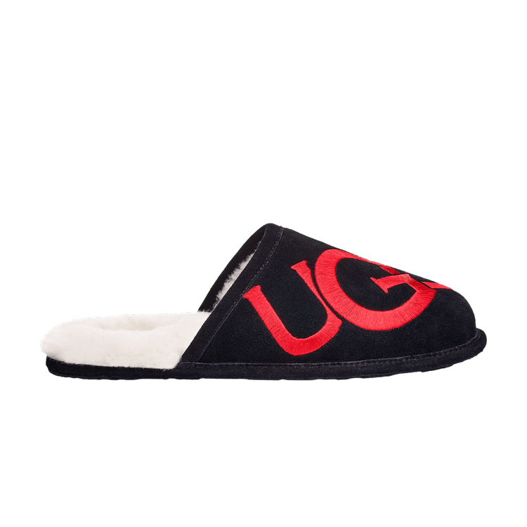 

Кроссовки Scuff Slipper 'Logo - Black Red', черный