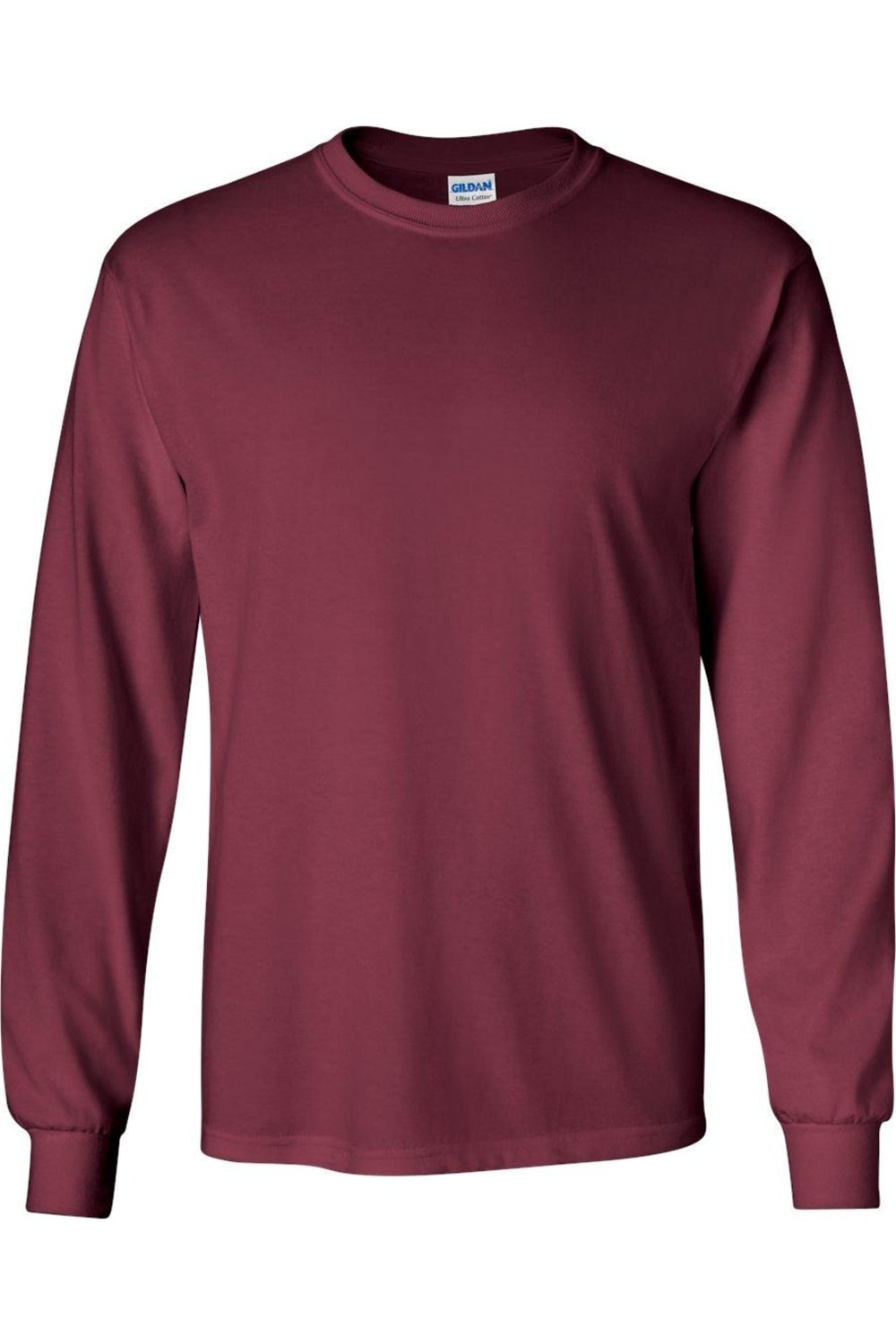 

Футболка с длинным рукавом Gildan Ultra Cotton, бордовый