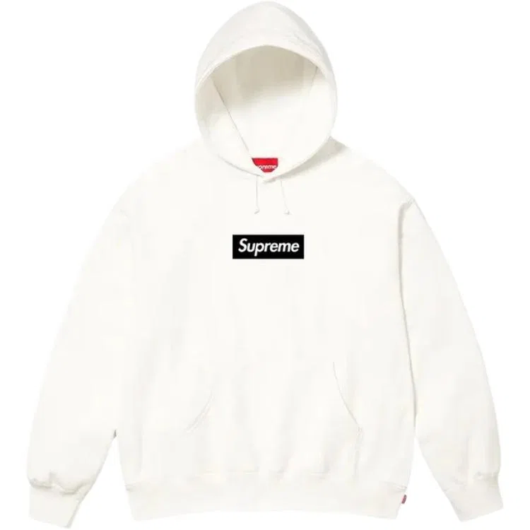 Свитшот Supreme Paris Anniversary Box Logo белый