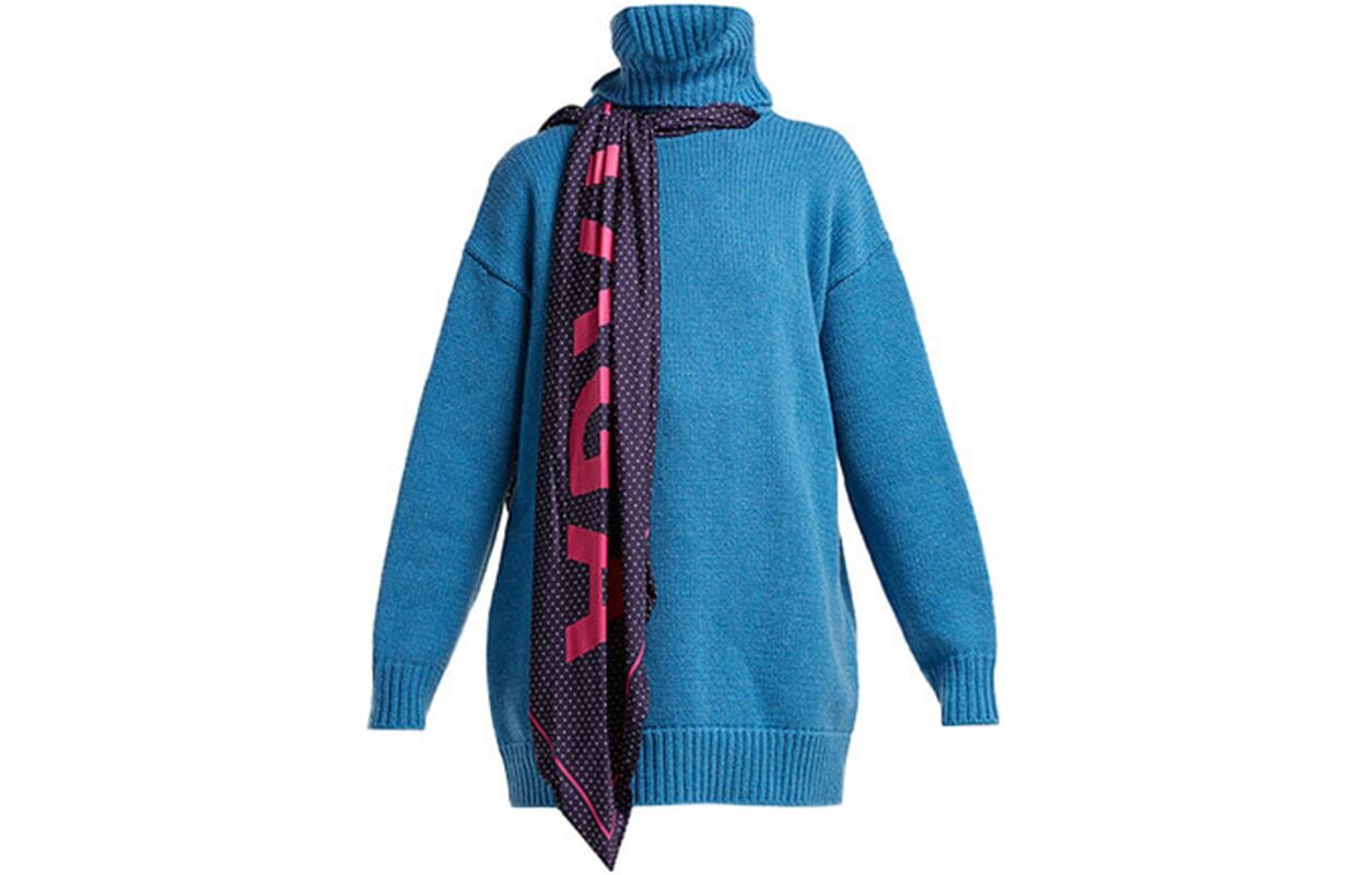 

Свитшот женский синий Balenciaga