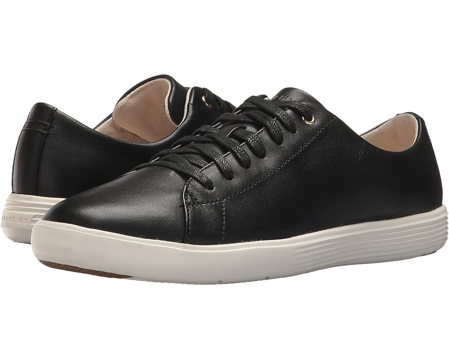 

Кроссовки Cole Haan Grand Crosscourt Sneaker, цвет Black Leather/White