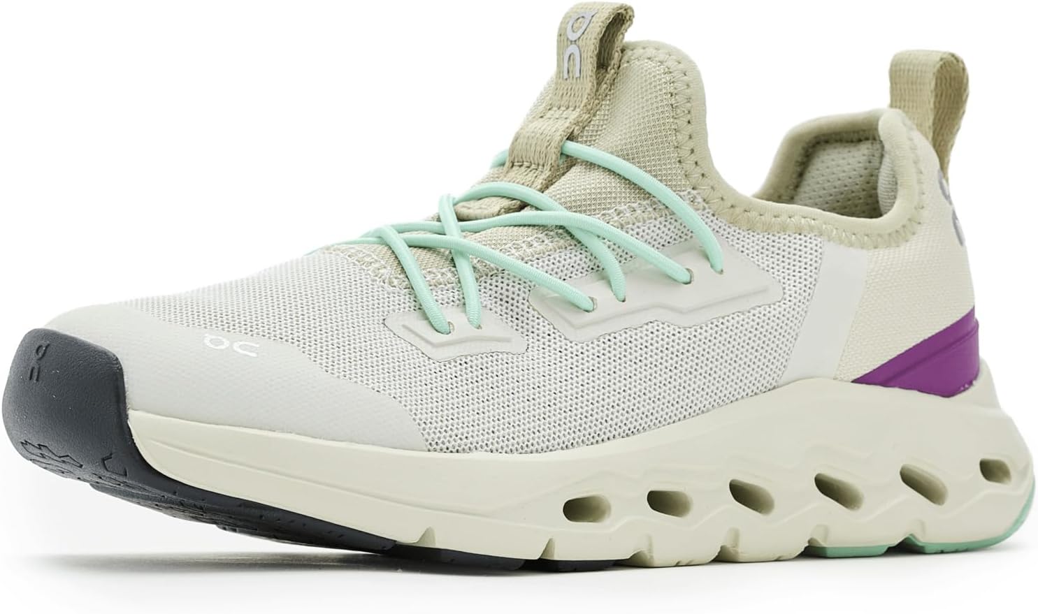 

Кроссовки On Unisex-Child Cloudleap, Chalk/Elderberry