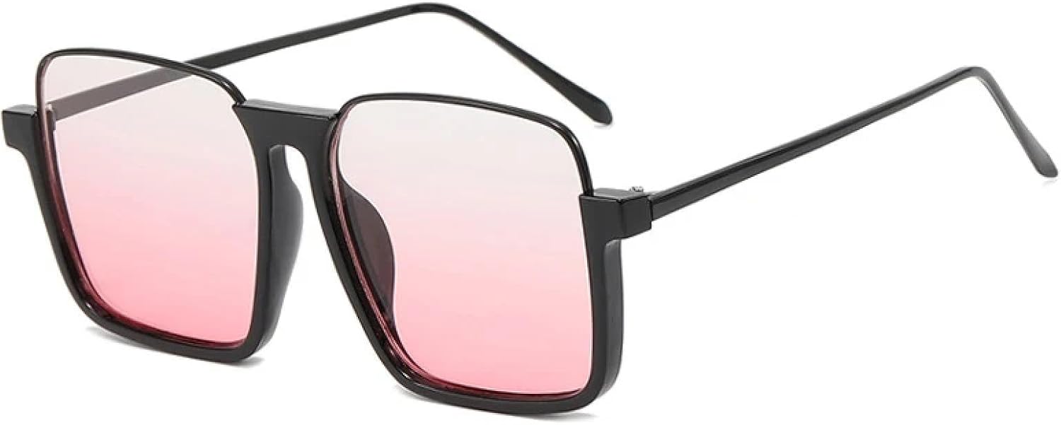 

Качественные винтажные модные солнцезащитные очки для мужчин и женщин, металлическая оправа, роскошные очки для вождения, дорожные солнцезащитные очки с защитой от УФ-излучения UV400 TKKTLLT, Black Pink