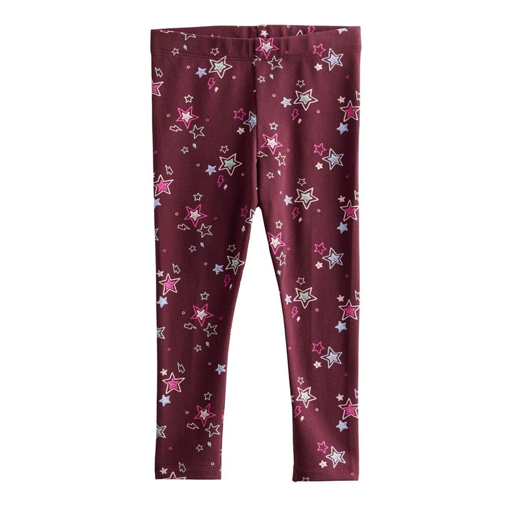 

Леггинсы Jumping Beans Core для маленьких девочек, цвет Plum Stars
