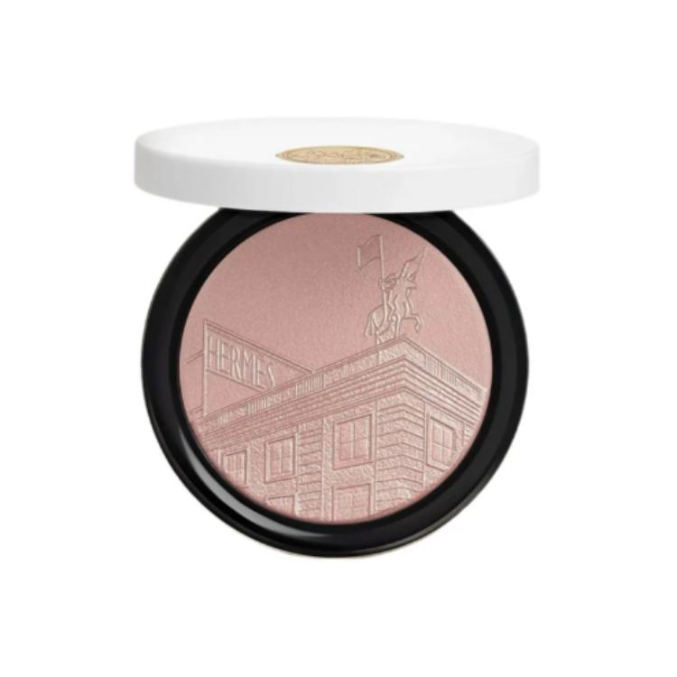 

HERMES Ограниченная серия хайлайтер-пудры легко растушевываются коррекция тона кожи контуринг #02 Rose Gold