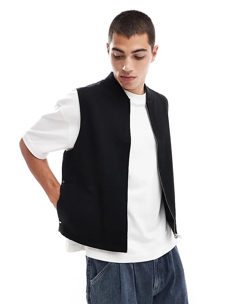 

Жилет черного цвета ASOS DESIGN
