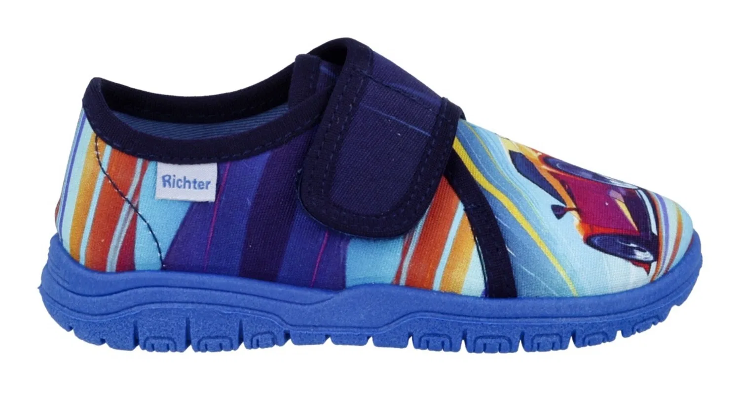 Тапочки Richter Schuhe, Navy/Light Blue/Dark Blue — фото 3