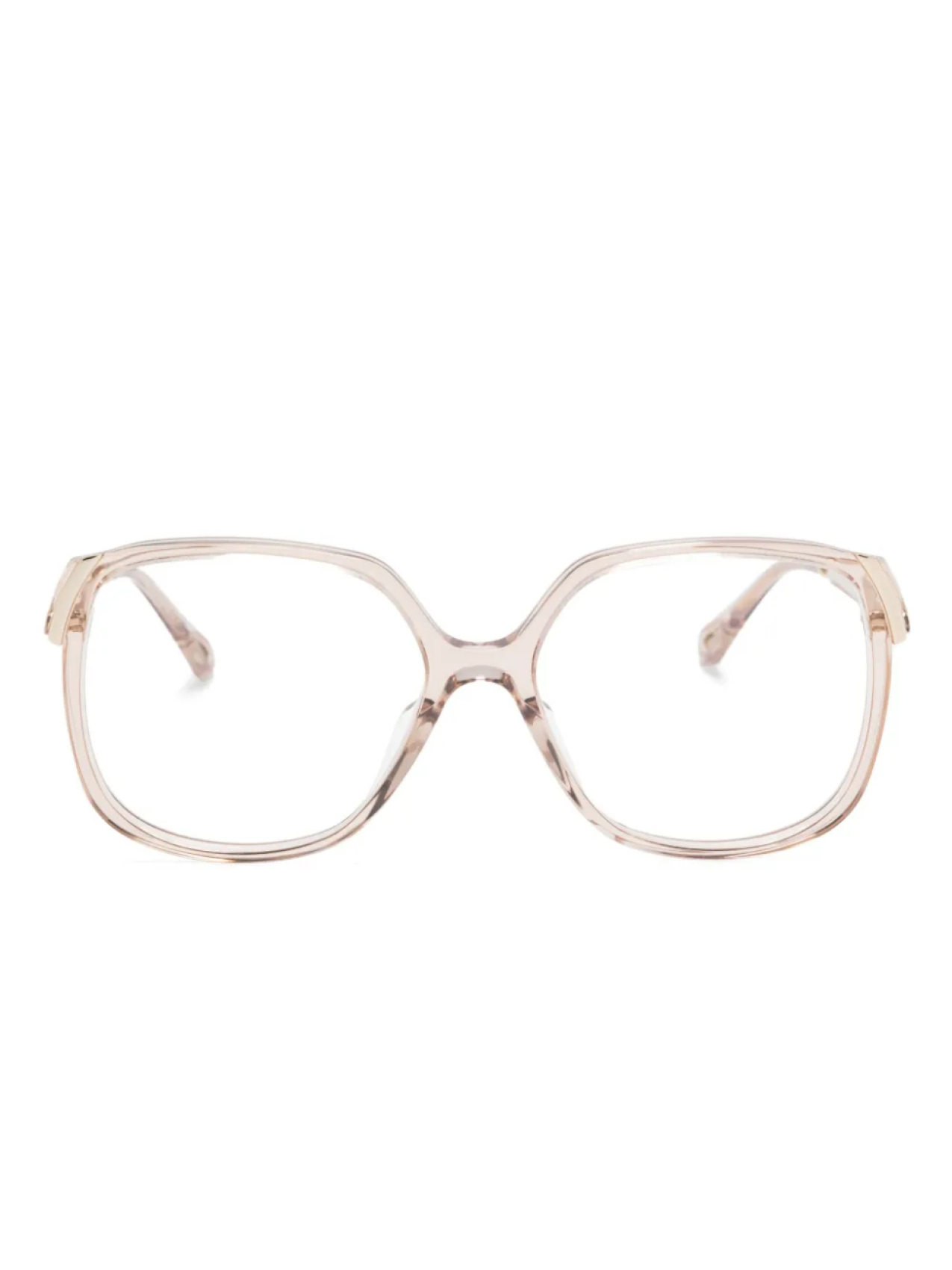 

Очки в массивной оправе Chloé Eyewear, золотой