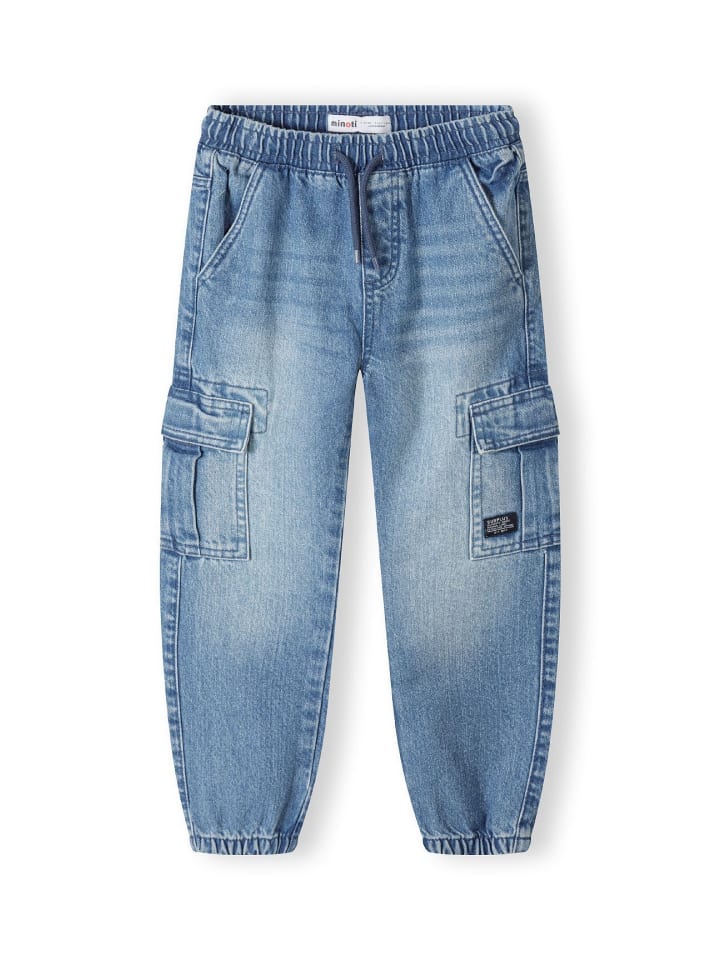 

Тканевые брюки Minoti, синий деним