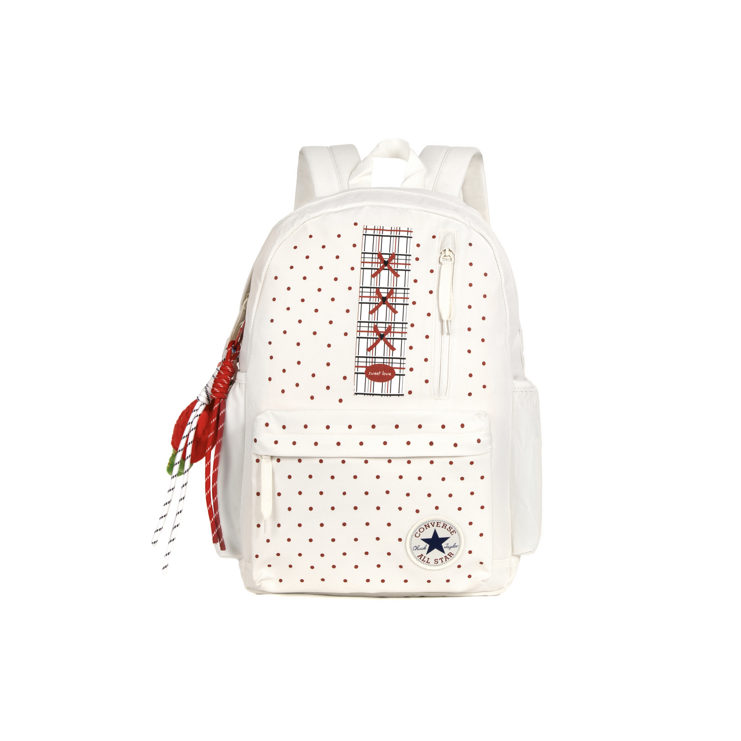 

Converse Полиэстеровый рюкзак средний унисекс разноцветный, Polka Dot Red