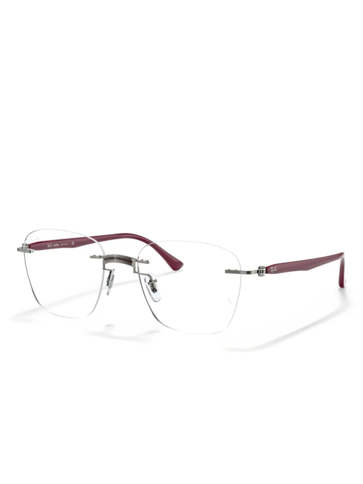 

Очки Ray-Ban в квадратной оправе, красный