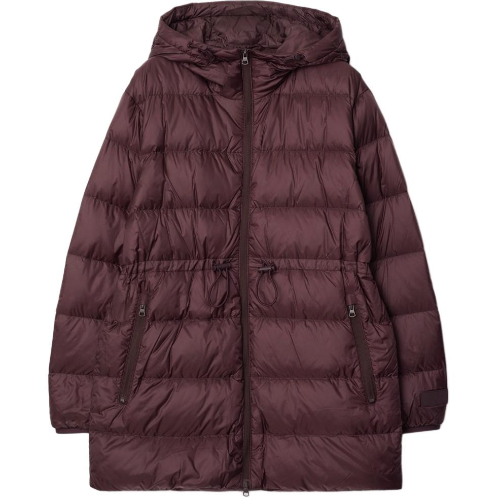 Пуховик Burberry женский, темно-умбра, Dark Umber — фото 3