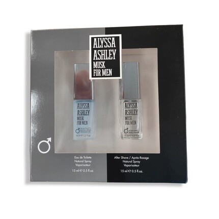 Мужская туалетная вода Alyssa After Shaveley Musk Men 15ml EDT and After Shave 15ml - Pack of 2 — фото 3