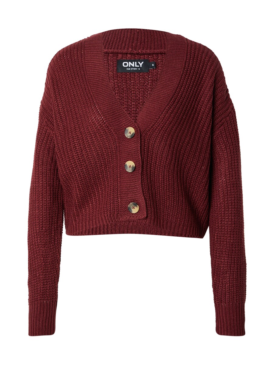 

Вязаный кардиган ONLY ONLCarol, темно-красный