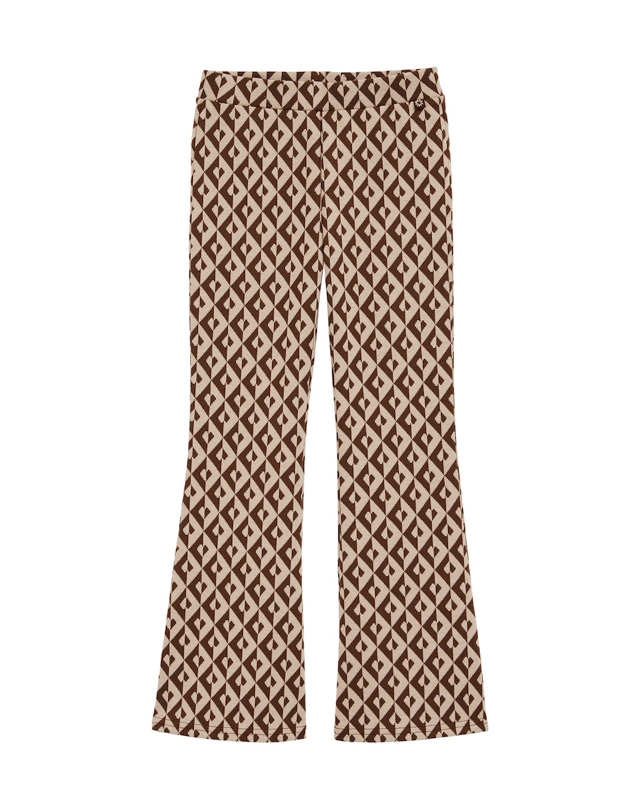 

Расклешенные леггинсы WE Fashion, коричневый