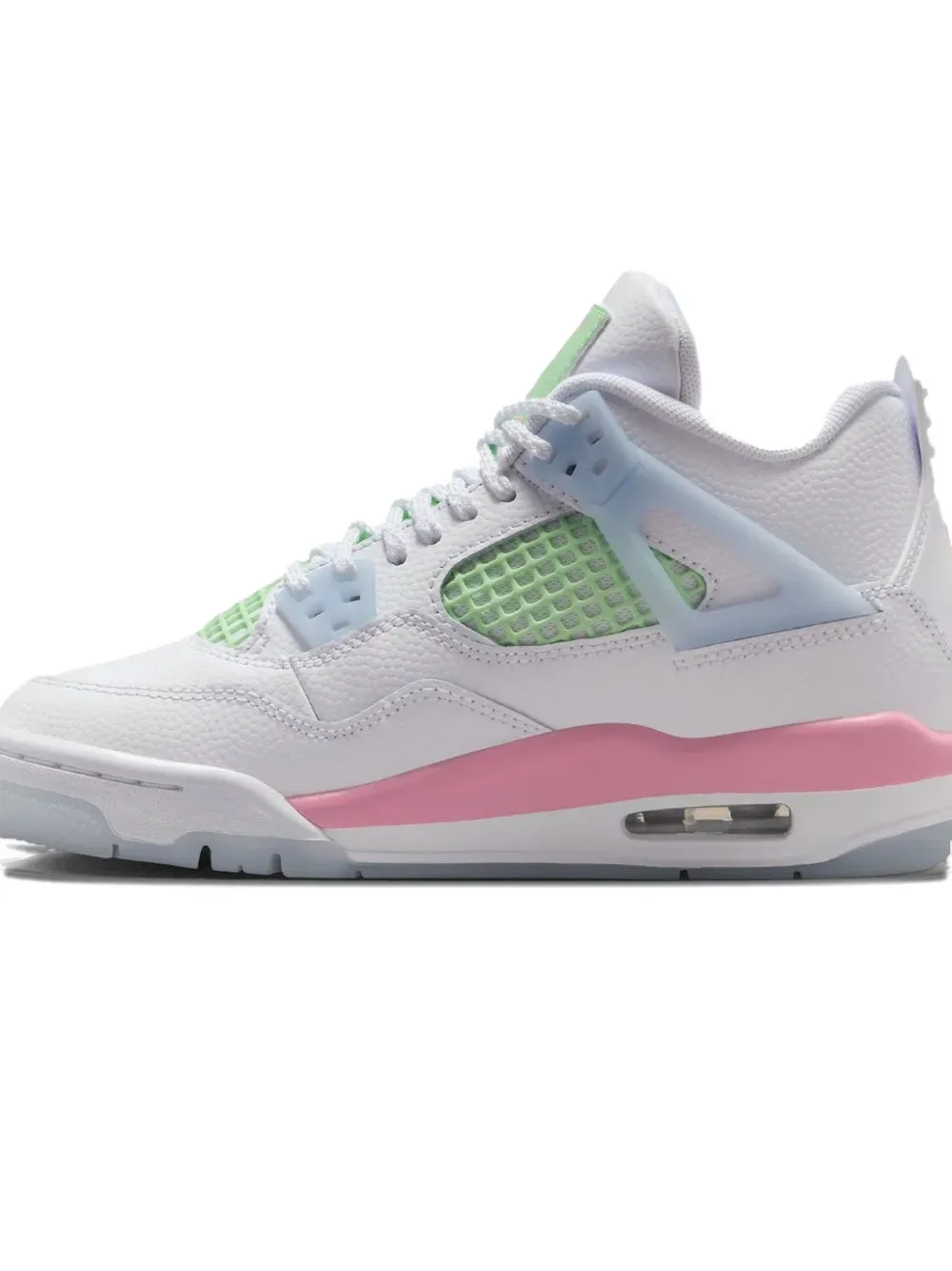 Кожаные кроссовки Air Jordan 4 GS "День святого Валентина" Jordan Kids, белый — фото 2