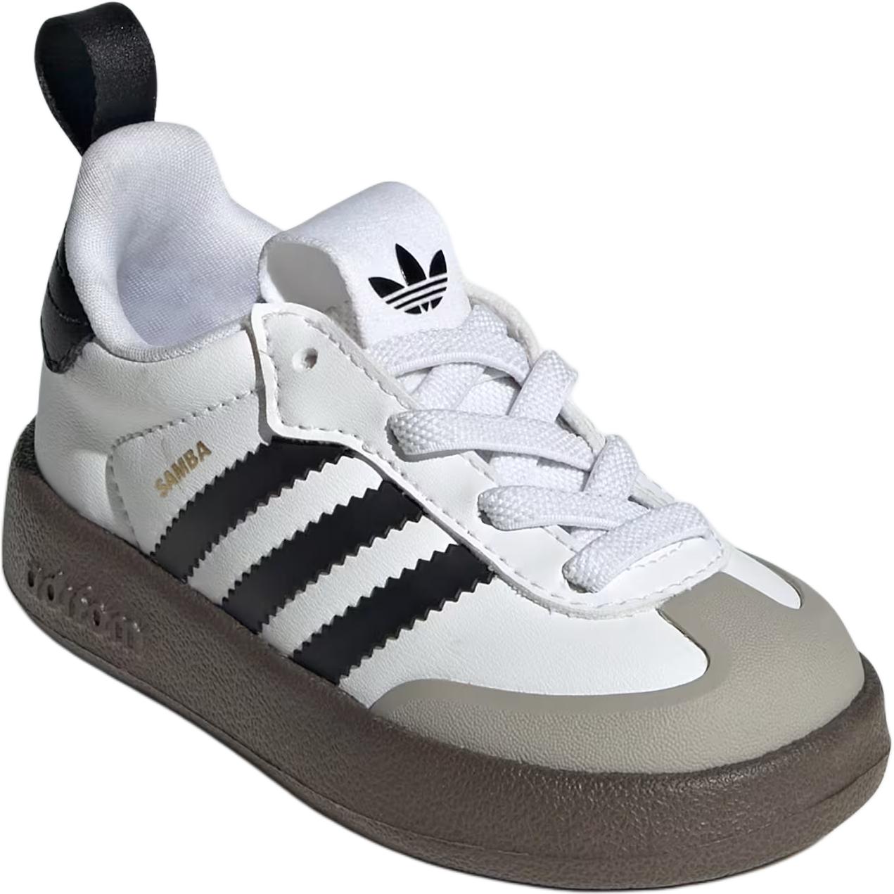 AdiFOM Low Top Белые Черные Детские Обувь Adidas Originals — фото 3