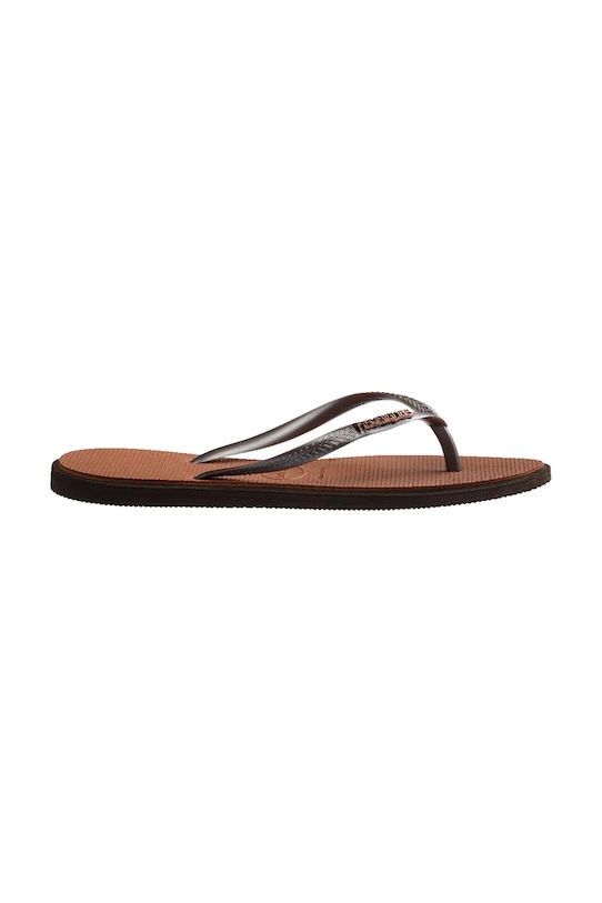 Шлепки SLIM POINT Havaianas, коричневый — фото 2