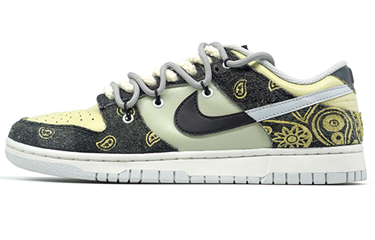 

Кроссовки Nike Dunk Skateboard Shoes Unisex Low-Top Beige Yellow/Gray