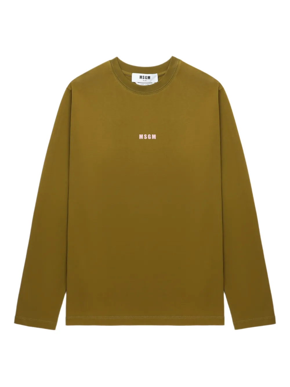 

Лонгслив с логотипом MSGM, зеленый