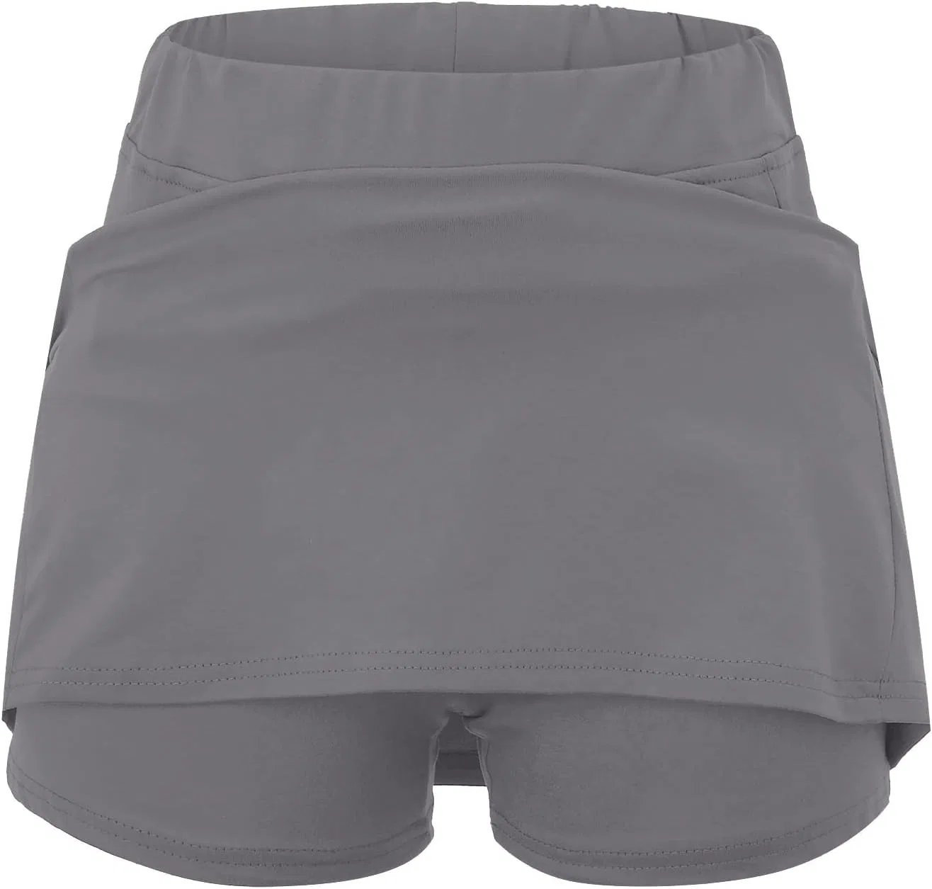 Юбка-шорты женская Athletic Skorts, 6-grey — фото 4