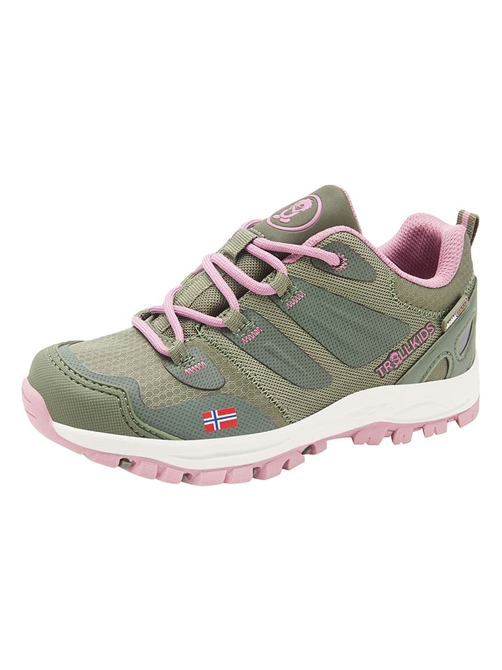 

Походная обувь Trollkids Trekkingschuhe Rondane Hiker Low, зеленый