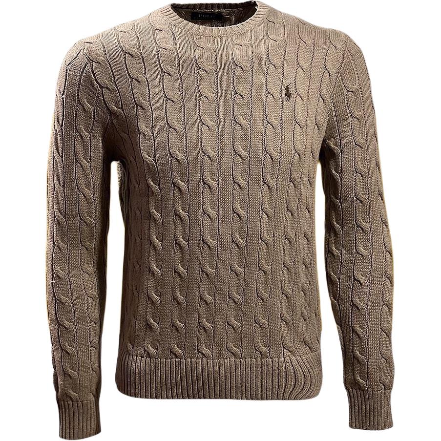 

Трикотаж FW26 для мужчин Polo Ralph Lauren, коричневый