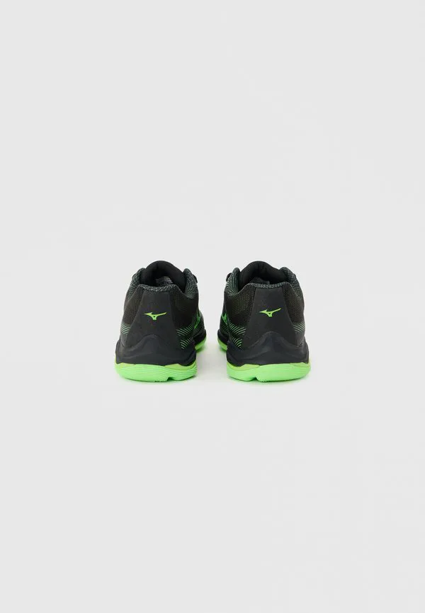 Волейбольные кроссовки wave lightning pro Mizuno, Black/Glowing Apple/Mandarin Orange — фото 3