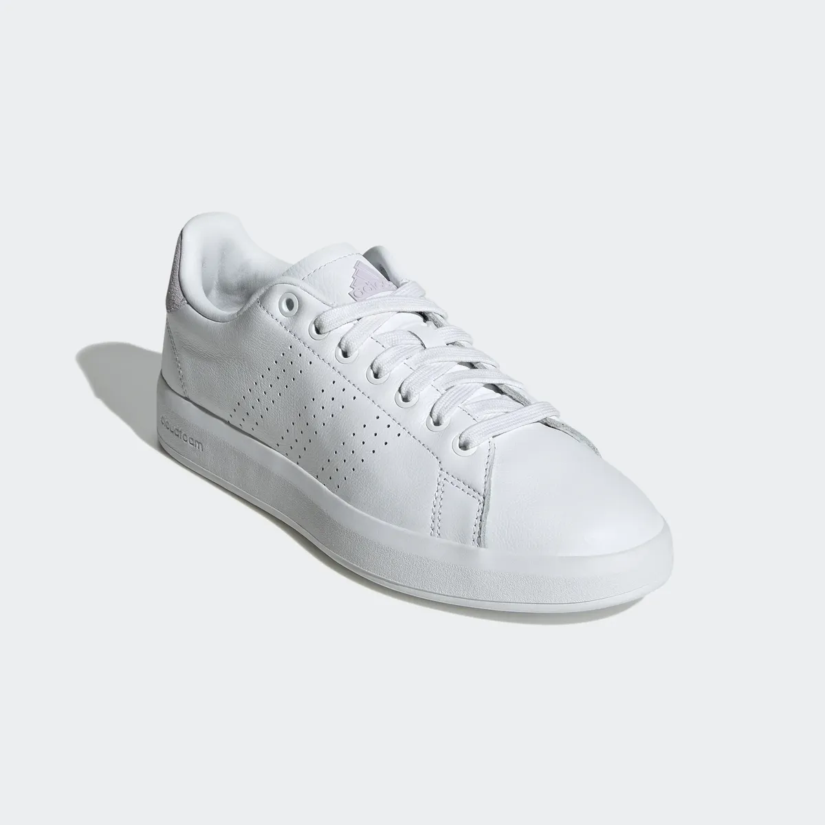 

Кроссовки Adidas Sportswear "ADVANTAGE PREMIUM", дизайн по стопам Adidas Stan Smith, серебристый