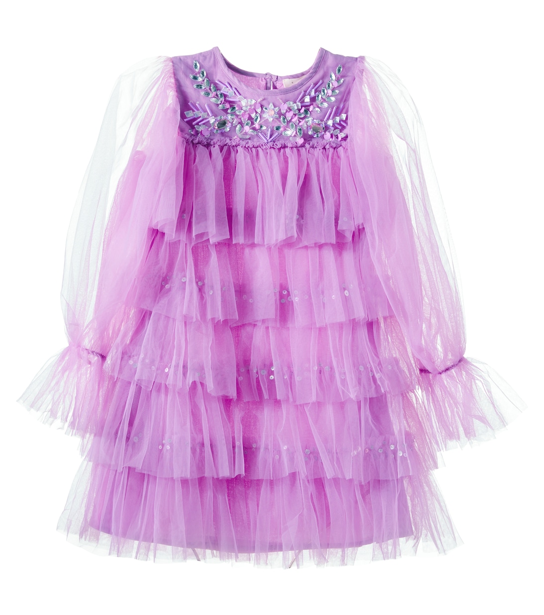 

Платье из хлопкового тюля Lady Violet с декоративными элементами Tutu Du Monde, Mulberry