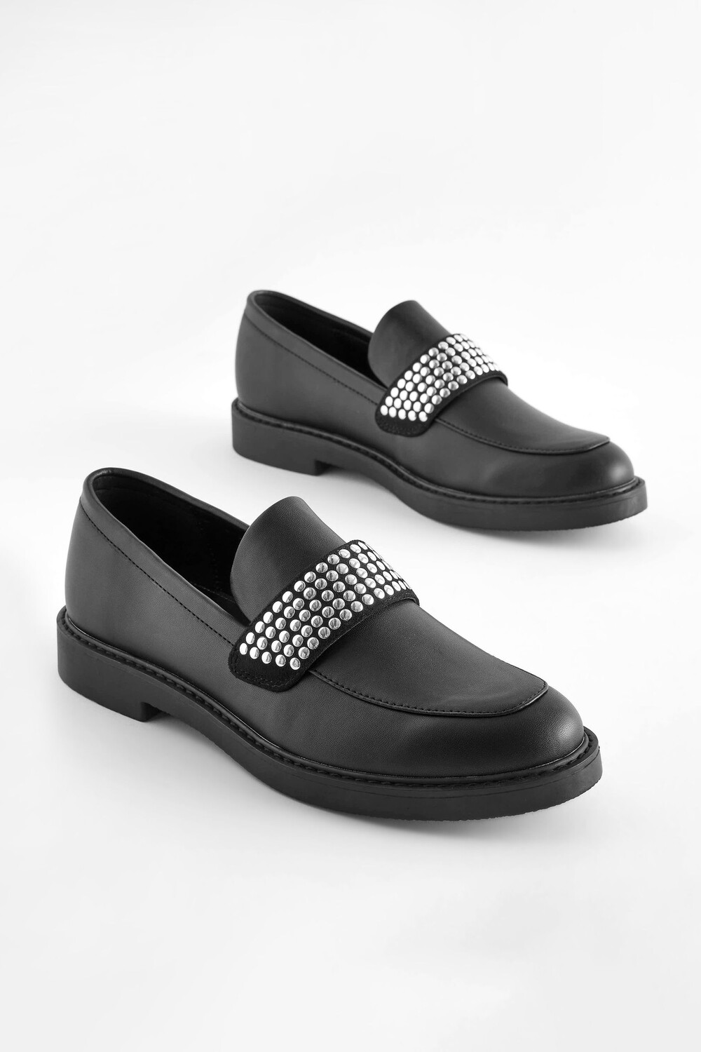 

Лоферы Forever Comfort с заклепками Next, черный