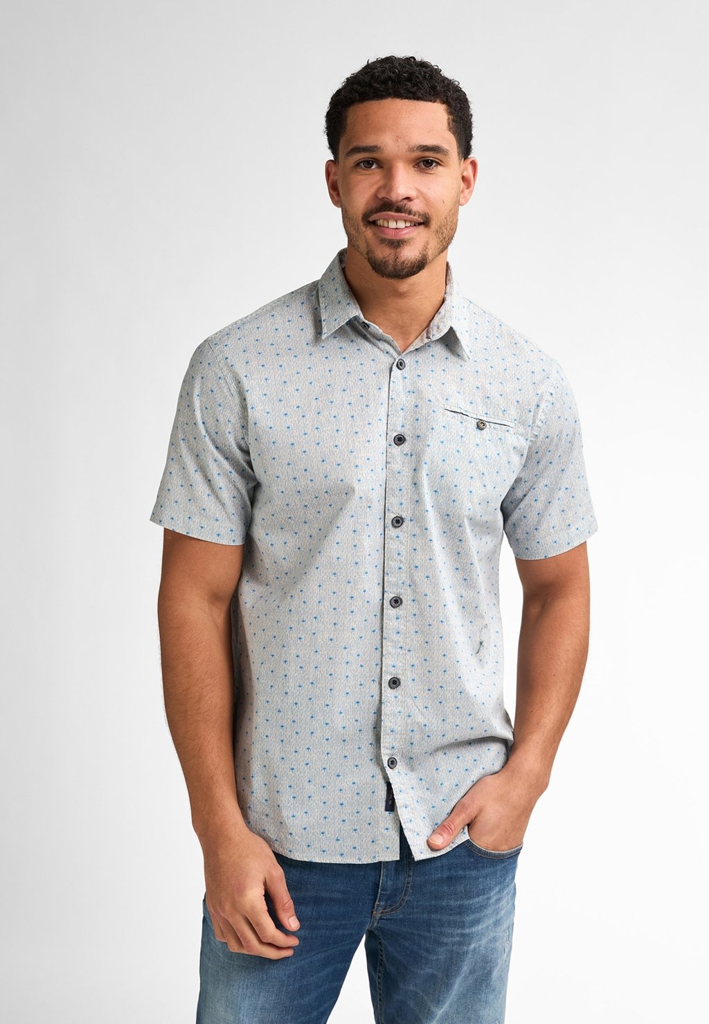 

Рубашка ALL-OVER PRINT SHIRT STARVIEW Petrol Industries, бирюзовый